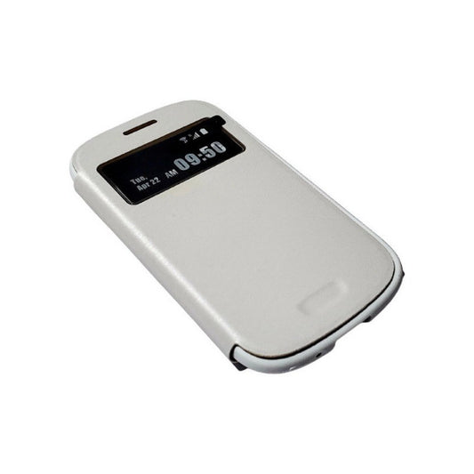 Funda Flip Cover Para Samsung Galaxy S3 Mini Blanco